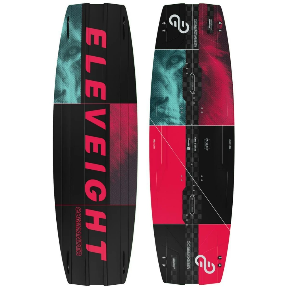 Eleveight Commander AG PRO Freestyle Wakestyle Kiteboard 2024 (Deck Only + Fins) 3 Eleveight Commander AG PRO Freestyle Wakestyle Kiteboard 2024 (Deck Only + Fins)