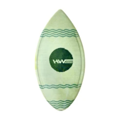 HW-Shapes Hybridskim Skimboard Kids Foamy 100 Green Waves