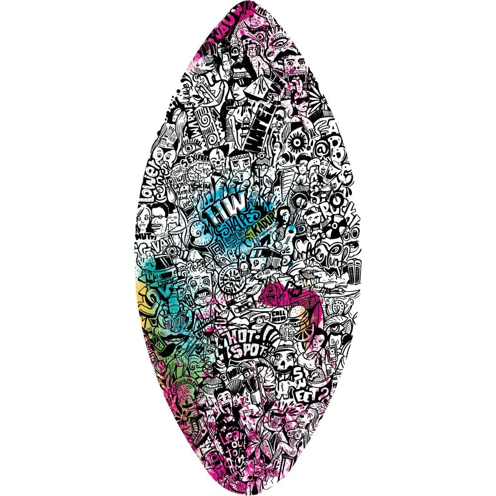HW-Shapes Hybridskim URBAN SPRAY Skimboard READY TO GO 3 HW-Shapes Hybridskim URBAN SPRAY Skimboard READY TO GO