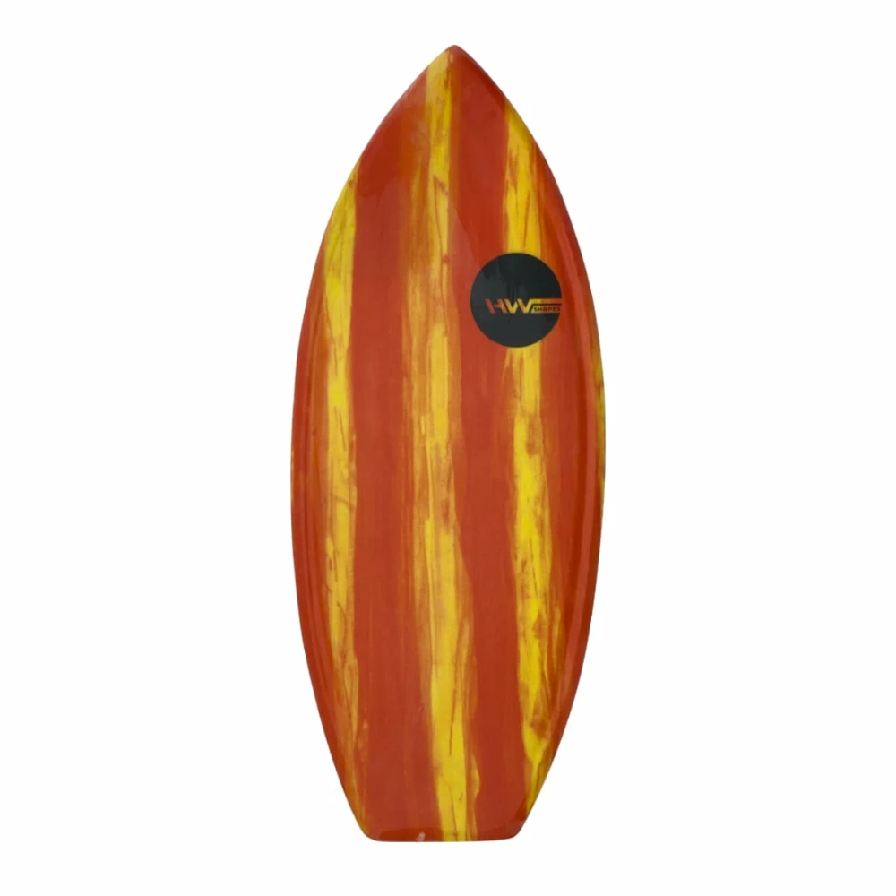 HW-Shapes Ultimate Wave Skimboard Epoxyart Red Yellow Stripe 3 HW-Shapes Ultimate Wave Skimboard Epoxyart Red Yellow Stripe
