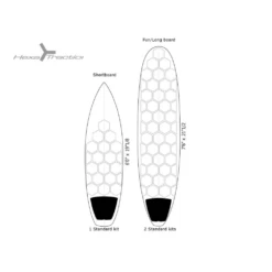 RSPRO HexaTraction Board Grip 20 Pieces Black -Meer Gleiter rspro hexatraction board grip 20 pieces black6