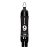 Shapers SUP Spiral Knee Leash 8mm 9'0" Black