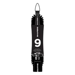 Shapers SUP Spiral Knee Leash 8mm 9'0" Black