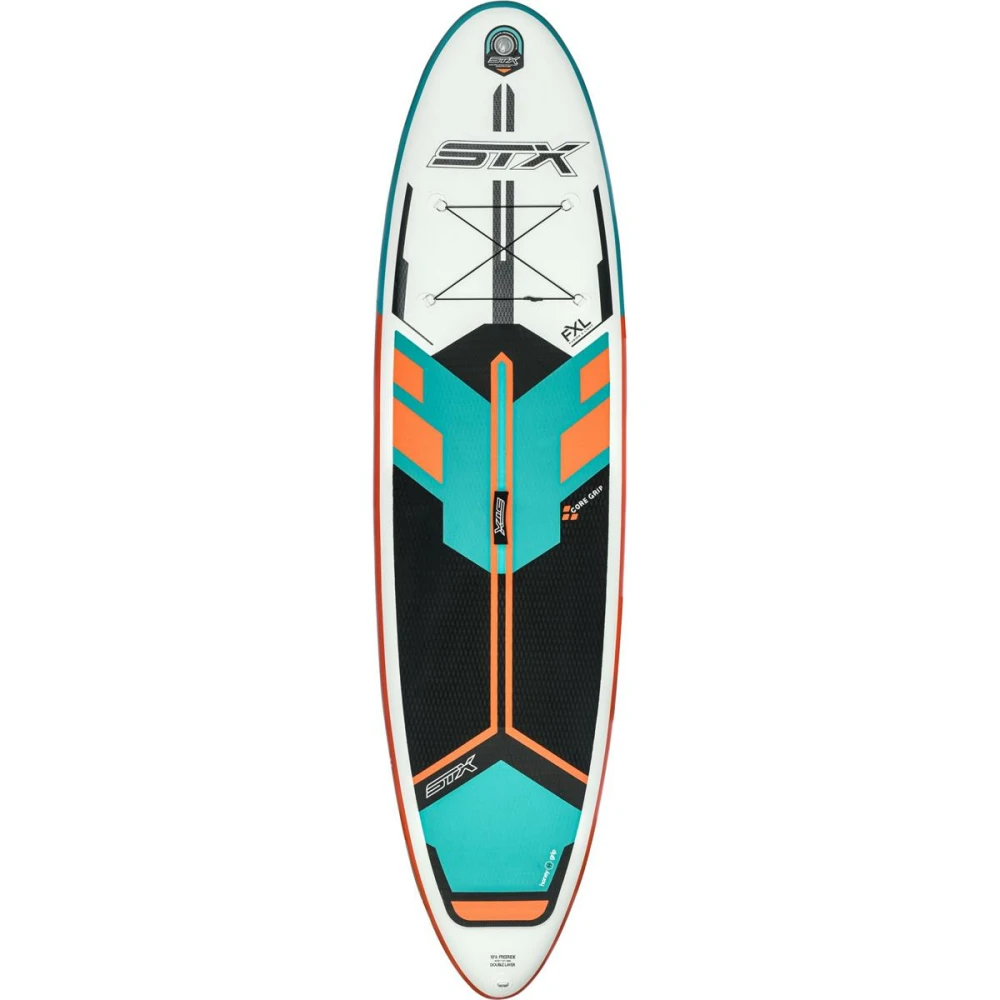 STX Feather Light Inflatable SUP 10'6" Freeride Fusion Mint/Orange 3 STX Feather Light Inflatable SUP 10'6" Freeride Fusion Mint/Orange