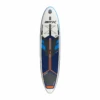 STX Inflatable SUP 11'6" Hybrid Freeride Windsurf Blue Orange -Meer Gleiter stx inflatable sup 116 hybrid freeride windsurf blue orange